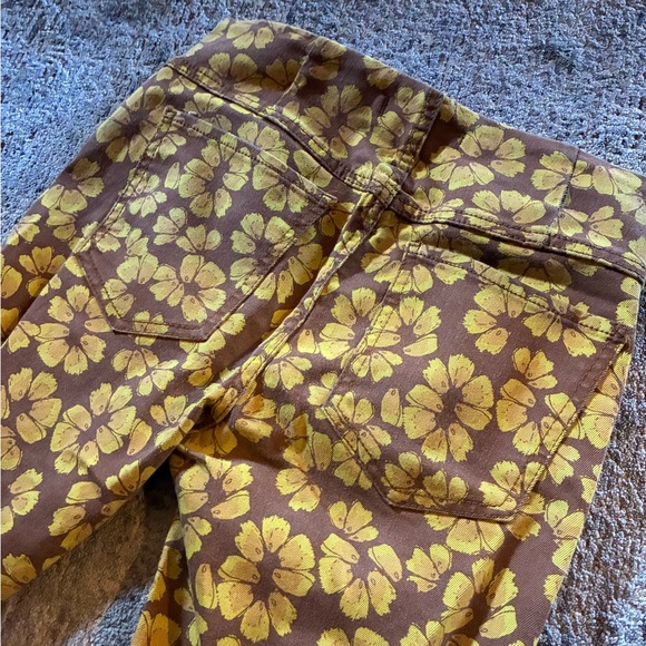 Free People Floral Flare Jeans - Picture 4 of 4